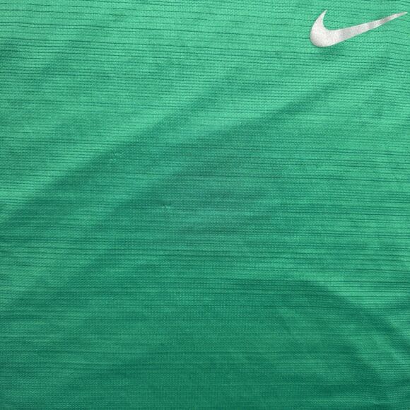 Nike Dri-Fit Miler Running Training Shirt Green Men’s Size Large CU0326-319 - Picture 4 of 6